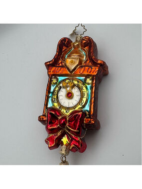 Christopher Radko Christmas Time Coo Coo Clock Christmas Ornament